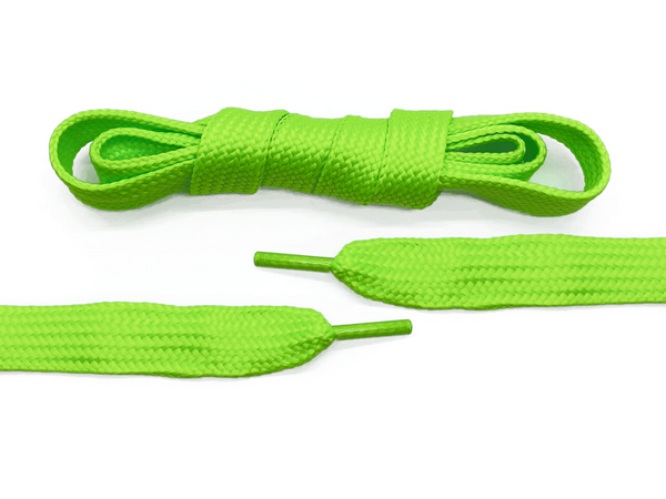 Green deals nike laces