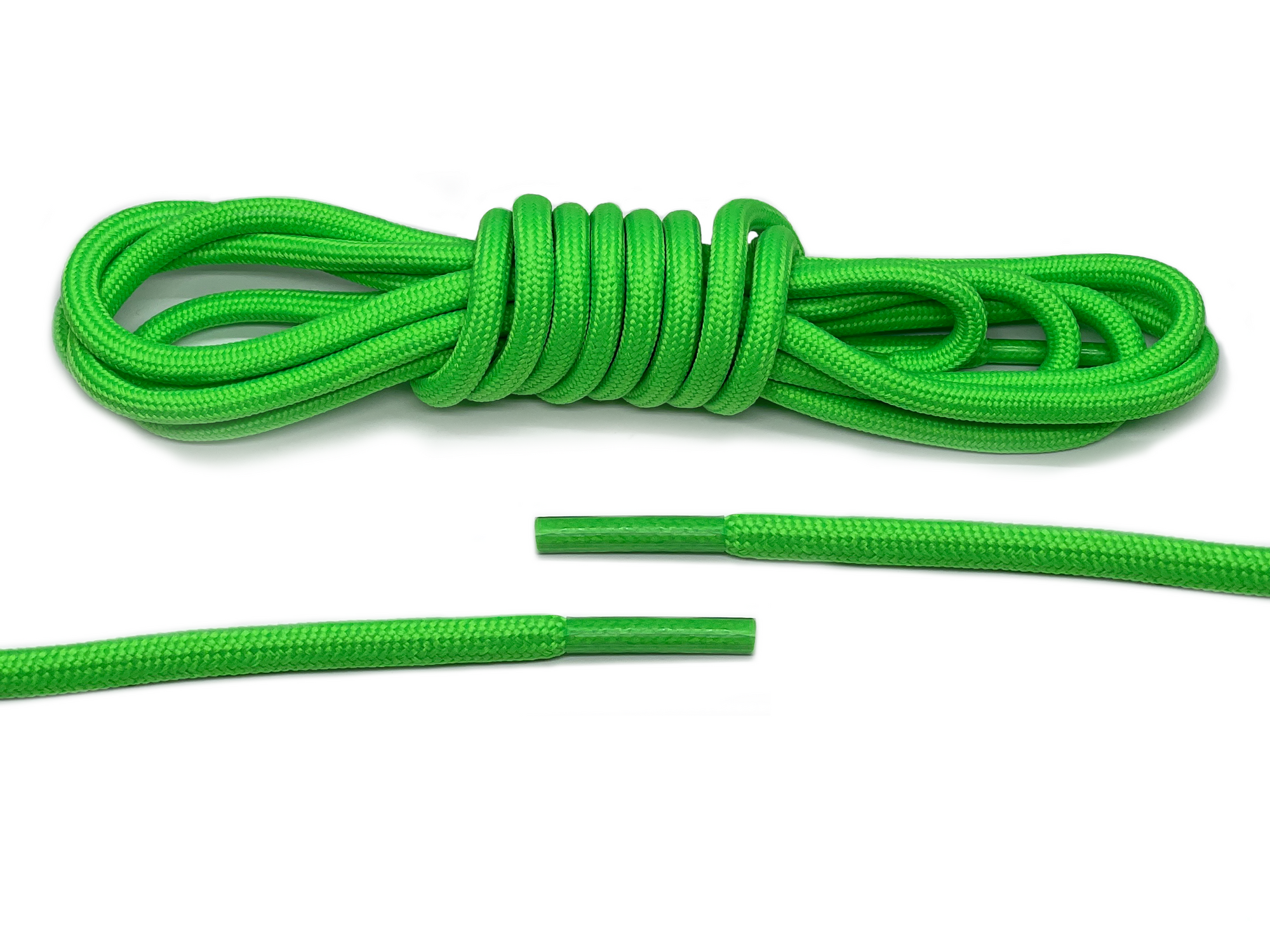 The Fluro Green Round Shoe Lace - Belaced