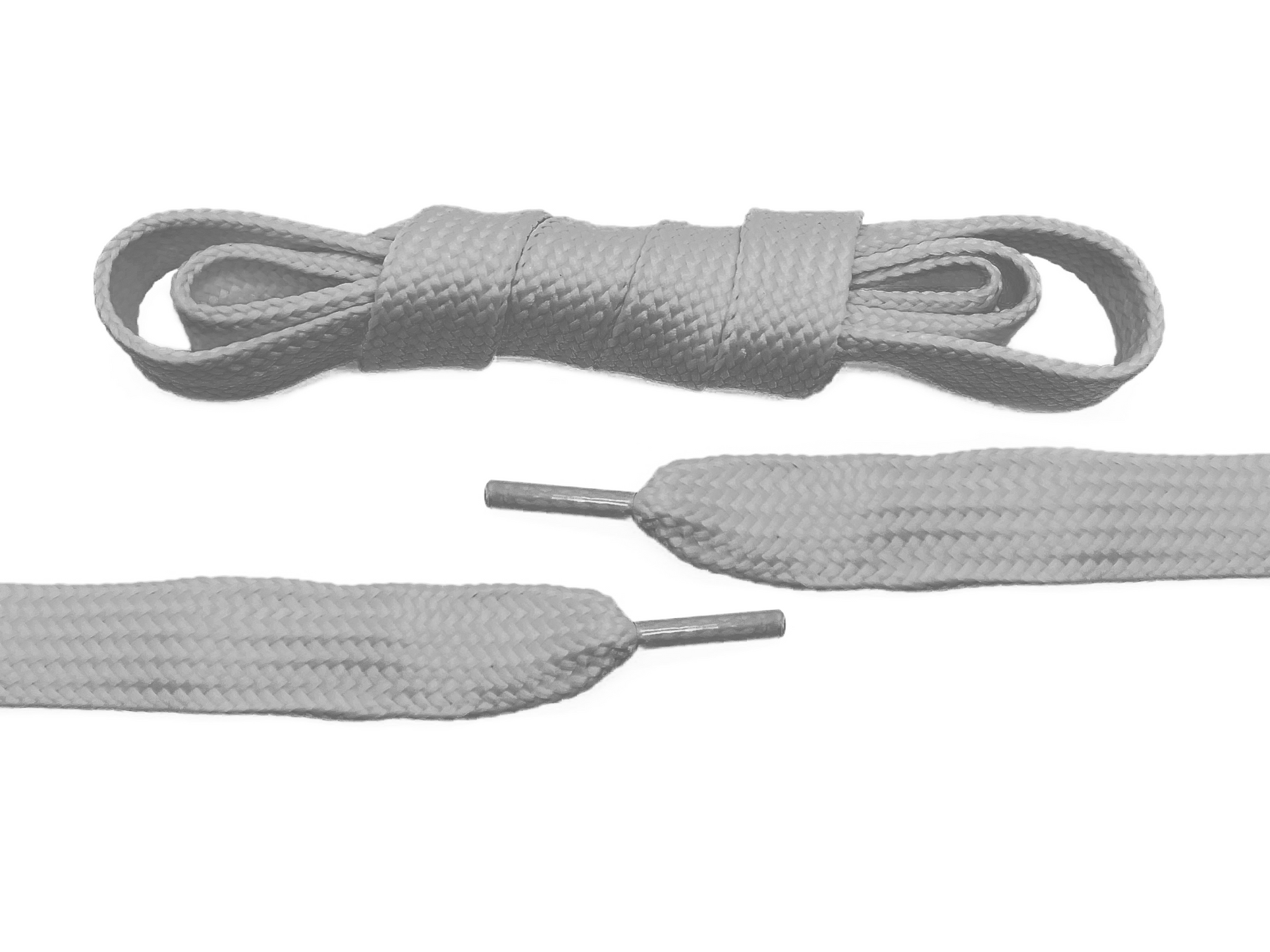 The Grey Flat Shoe Lace - Belaced