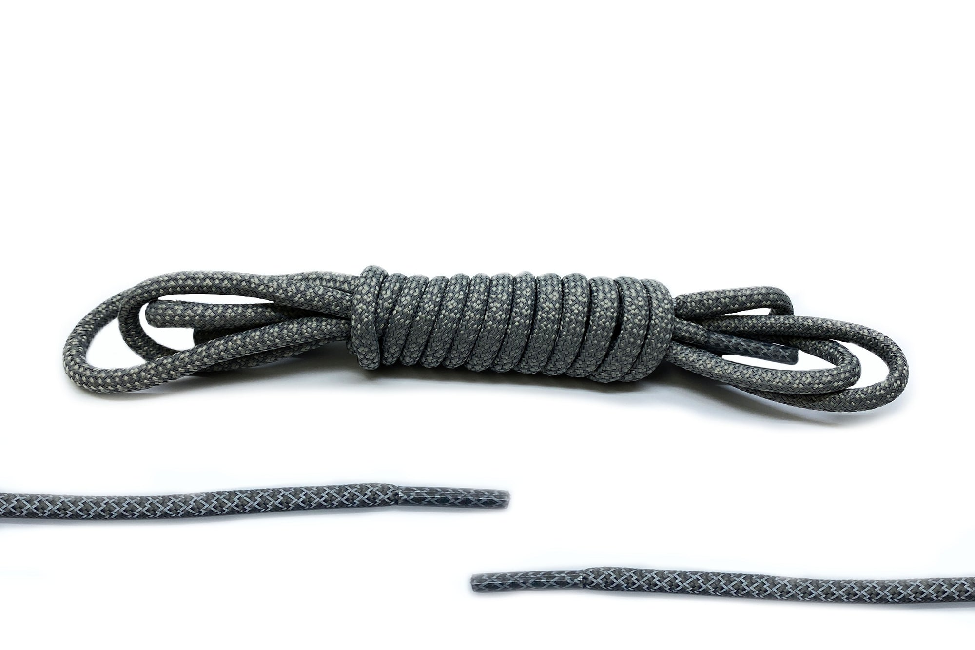 Grey Rope Laces (Reflective) - Belaced