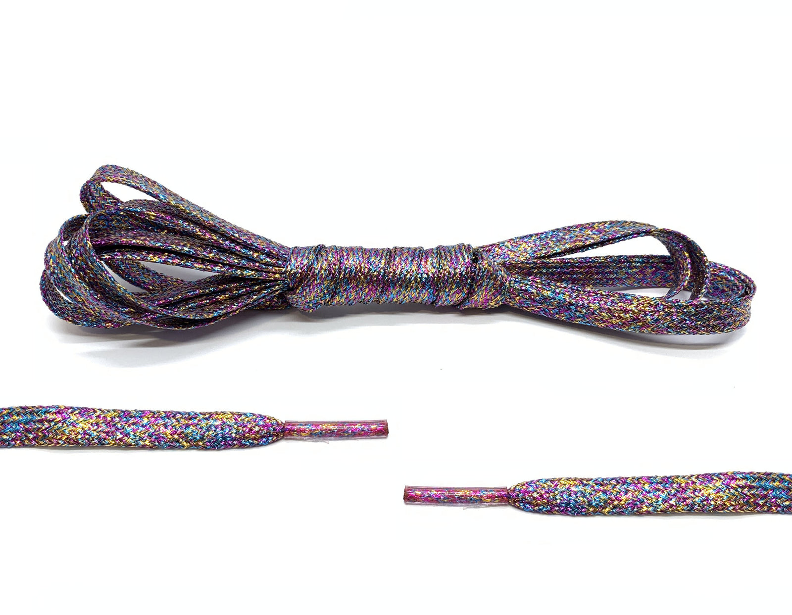 Rainbow Metallic Laces - Belaced