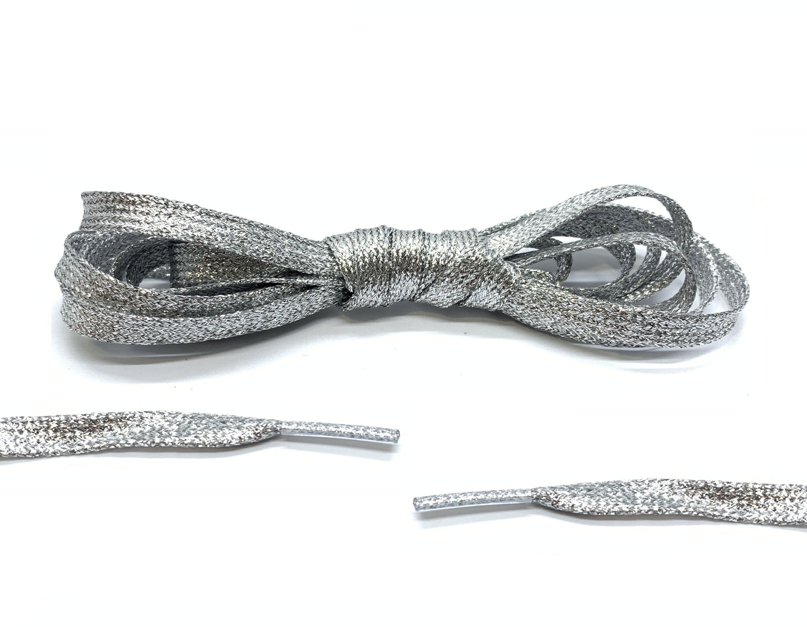 Silver Metallic Laces - Belaced