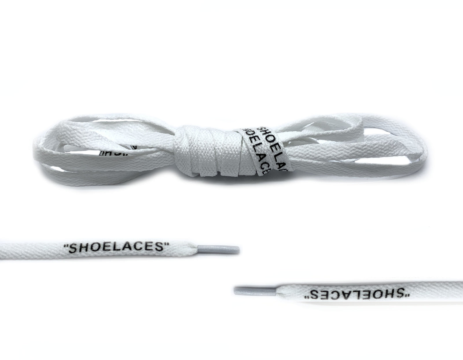 White Off-White "SHOE LACES" Laces - Belaced