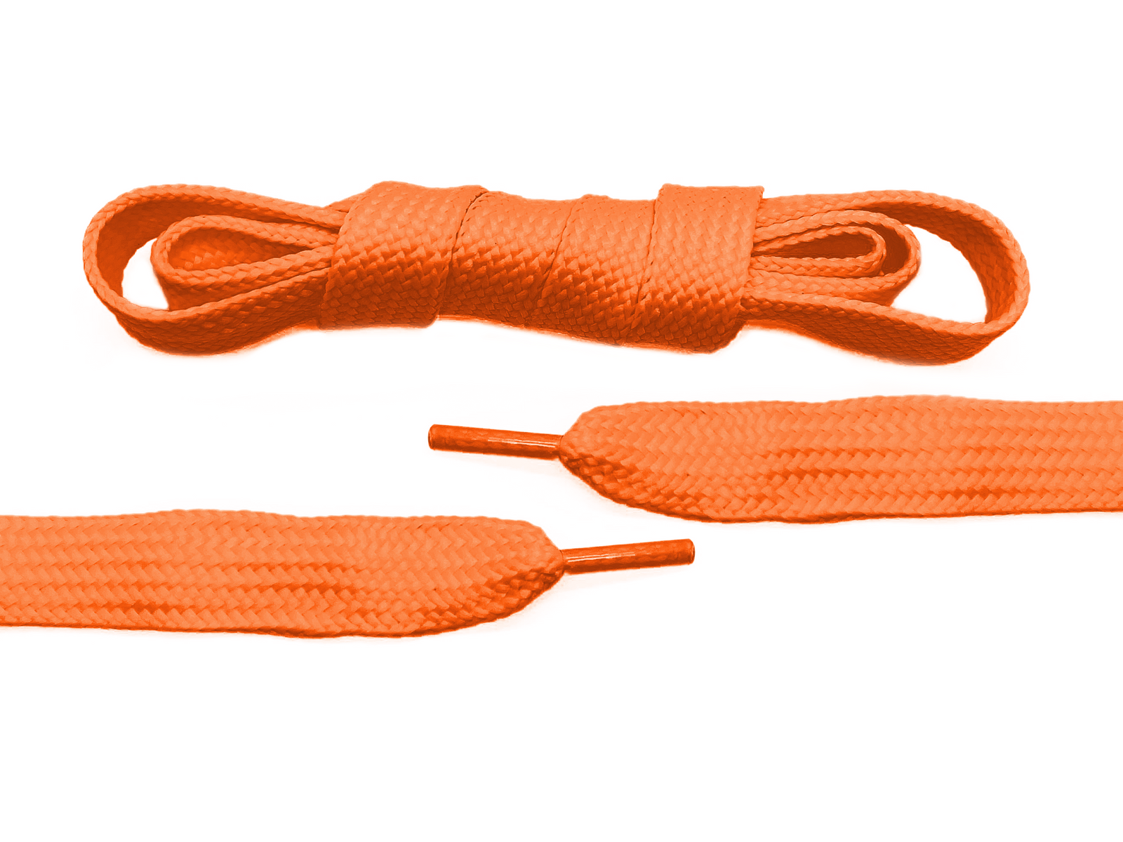 The Orange Flat Shoe Lace - Belaced