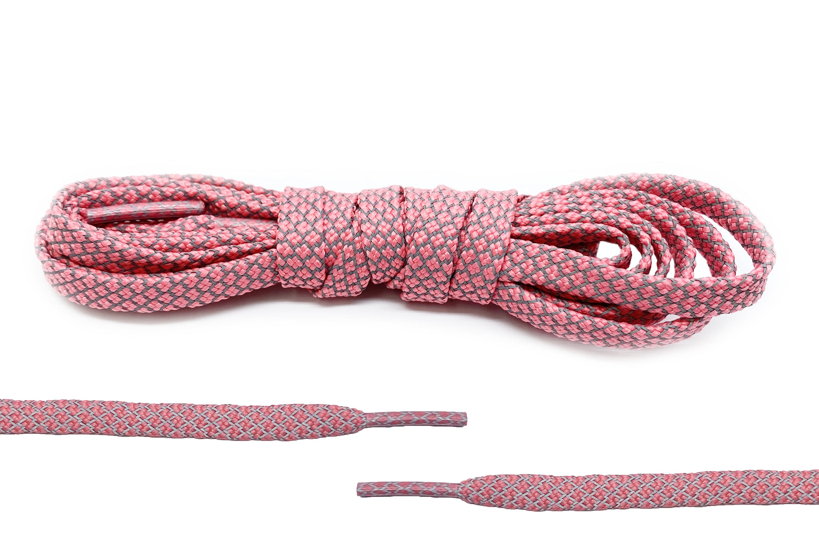 Pink Flat Laces (Reflective) - Belaced